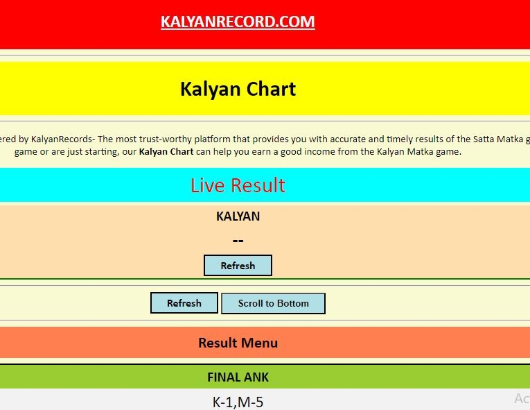 kalyan Record